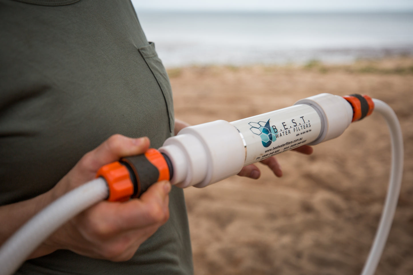 B.E.S.T. Inline Water Filter (Plastic Hose Fittings)