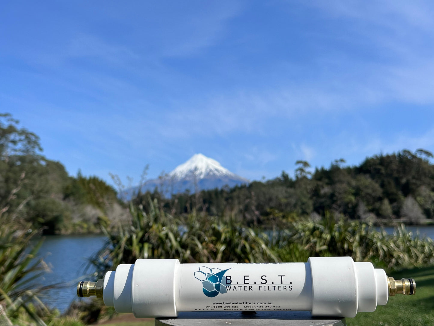 B.E.S.T. Inline Water Filter (Brass Hose Fittings)